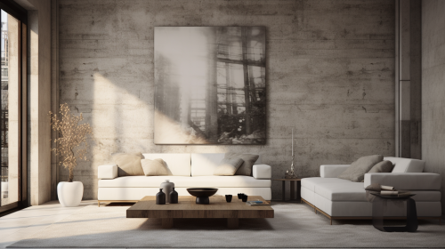 Contemporary Style Highly Detailed Minimalistic Texture