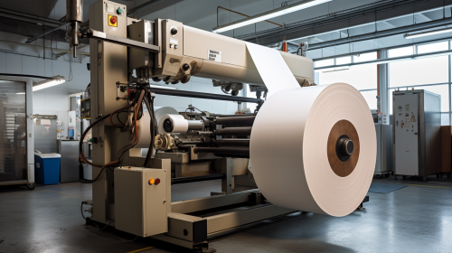 Machine printing continuous roll ticket