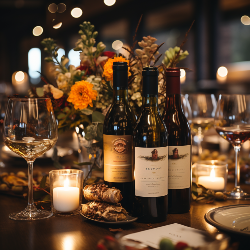 Corporate wine tasting at Christmas