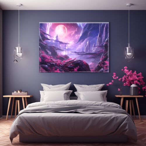 Cosmic canvas Japanese landscape art Cosmic canvas Japanese landscape art