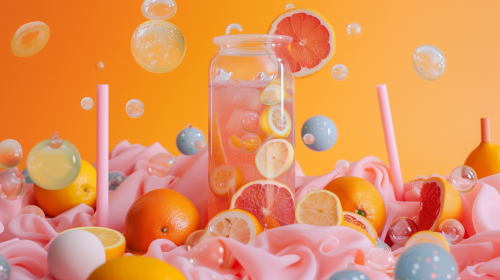 Cosmic Citrus Bubble Tea Kit