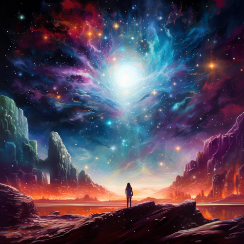 Image of cosmic universe creation Image of cosmic universe creation