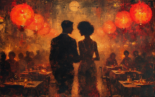 Oil Painting of Cotton Club Harlem