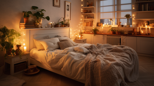 Cozy Bedroom Mid Century Interior Style