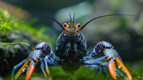 Austropotamobius Pallipes Crayfish Macro