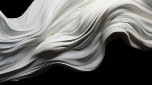 cream white abstract baby flowing