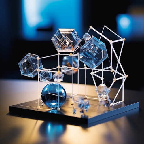 Educational crystal growth and geometry kit.