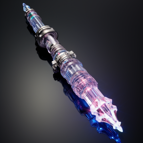 Shining crystal lightsaber weapon Shining crystal lightsaber weapon