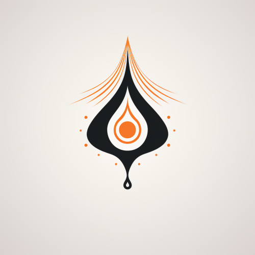 Simple and Symmetrical Third Eye Logo Simple and Symmetrical Third Eye Logo
