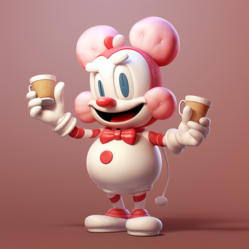 Cute cuphead animation character artwork Cute cuphead animation character artwork