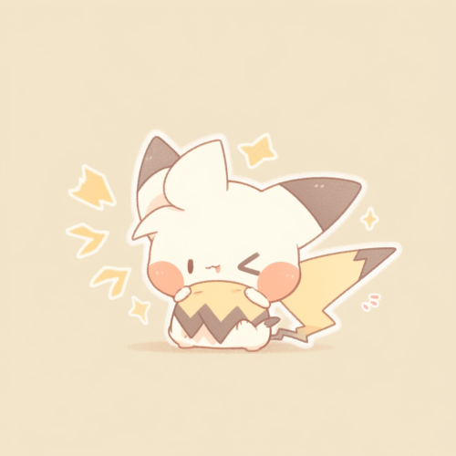 Cute cat dressed as Pikachu