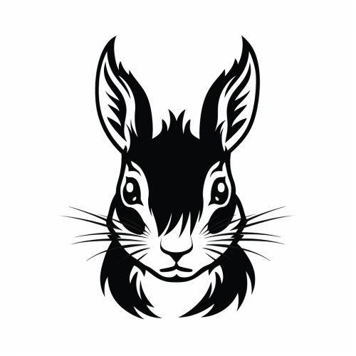 Cute squirrel with elk antlers