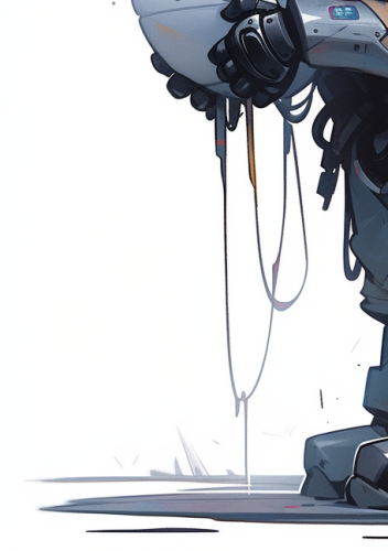 Cutest AI digital art on white background