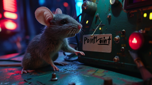 Cybernetic rat calibrating directional antenna