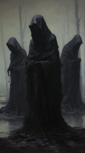 Dark fantasy dementors at Askaban
