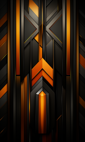 Dark geometric graphic pattern tile design