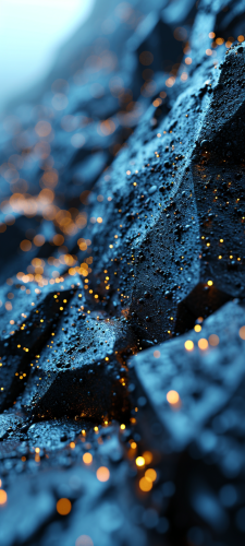 Minimal dark GIS vector with low poly style