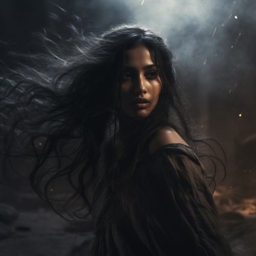 Dark and dusty low-light background