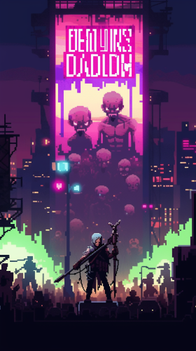 Daryl Dixon jumping and fighting zombies