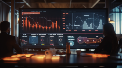 Hyper Realistic Data Analysis Graph