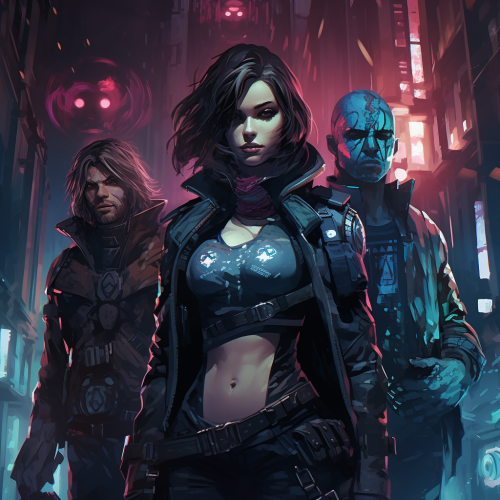 Cyberpunk DC Comics Characters