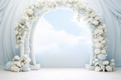 Beautiful Feminine Floral Arch Image