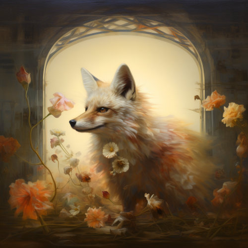 Beautiful broken glass-like artwork