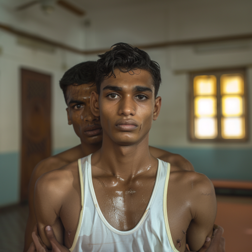 Young Indian Athlete Depressed Mood