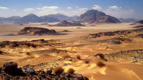 Desert Landscape Saudi Arabia 1992