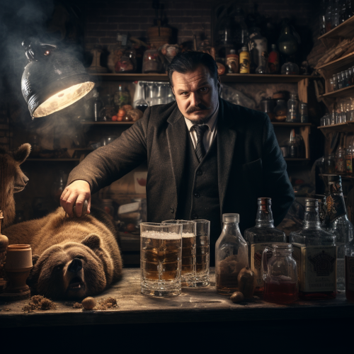 Expert bartender pouring refreshing beer