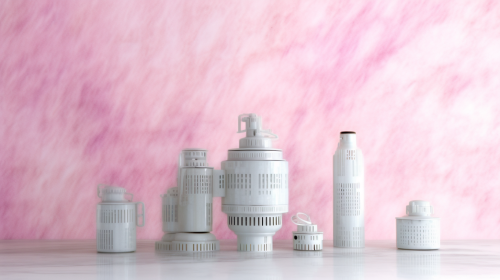 Detox water on marble table