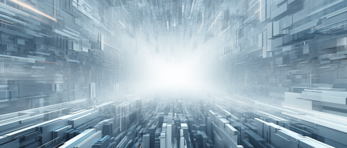 Illustration of digital acceleration in a white theme.