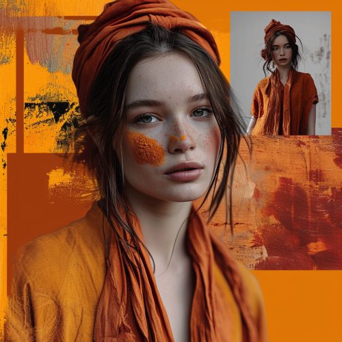 Trendy digital bank TikTok page moodboard in 2024