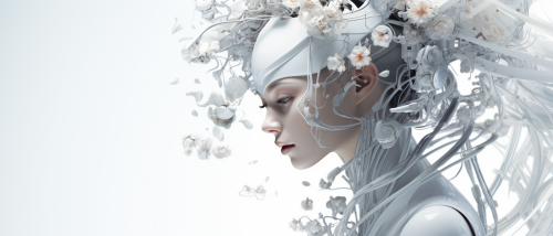 Digital Transformation in White Artwork