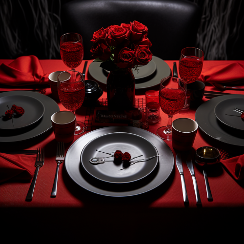 Dinner Date Tablescape Mafia Sopranos Twist
