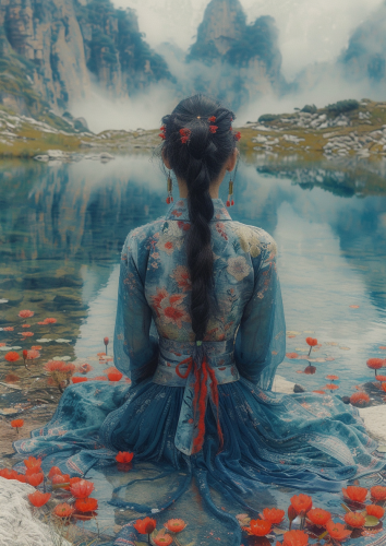 Divine Auriferous God Goddess Mountain Ripples