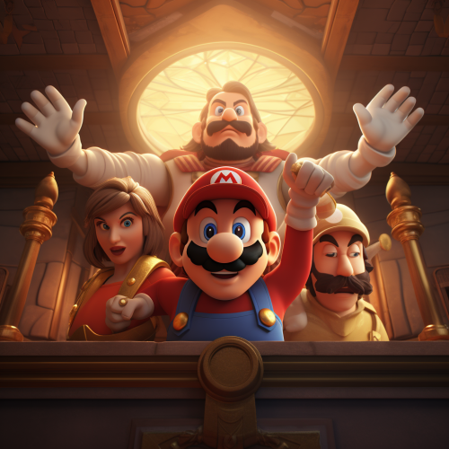 Mario and Luigi on a divine mission