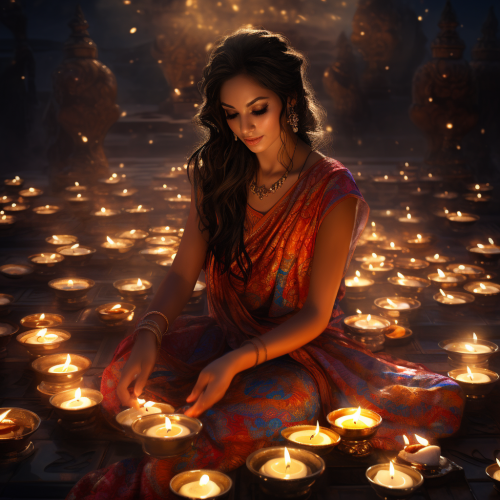 Celebrating Diwali with Lights