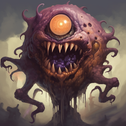 D&D beholder creature art