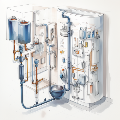 Domestic hot water system sketch Domestic hot water system sketch