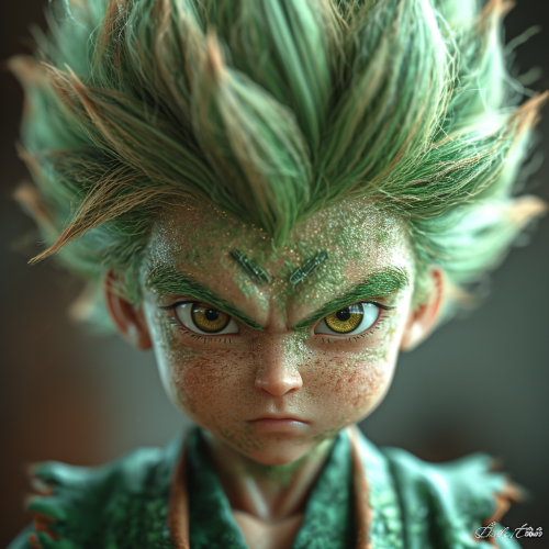 Dragon Ball Z Piccolo Photorealistic Depth