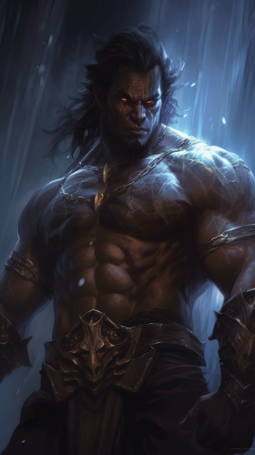 Half Dragon God with Noble Outfit