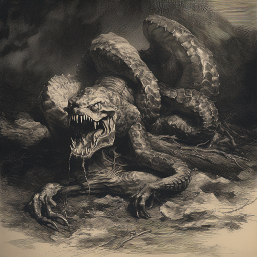 Dragon Snake in Agony