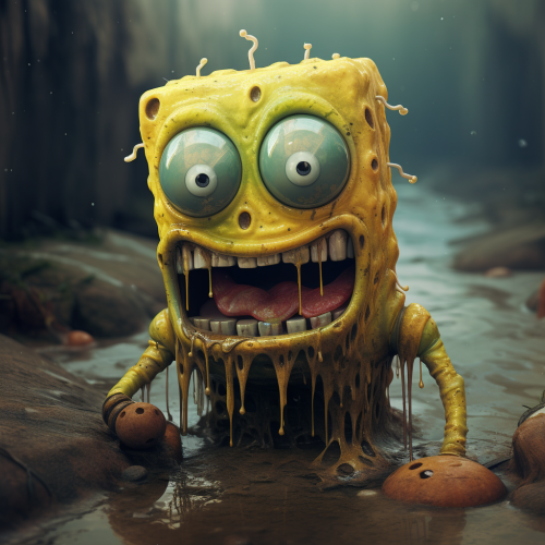 Drain Gang Spongebob Character