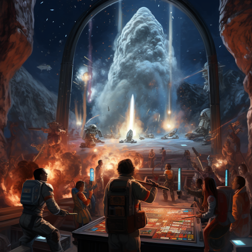 Artwork of American Spaceflight and Space Shuttle by NASA