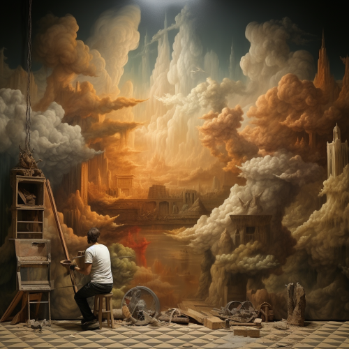 Dusty wall pattern brush painting Dusty wall pattern brush painting