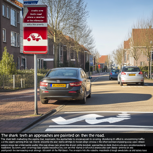 Dutch road intersection priority sign Dutch road intersection priority sign