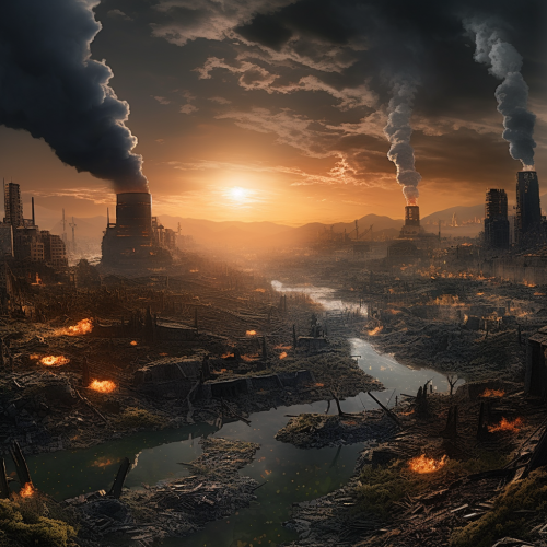 Drawing showcasing earth preservation and sustainability Drawing showcasing earth preservation and sustainability