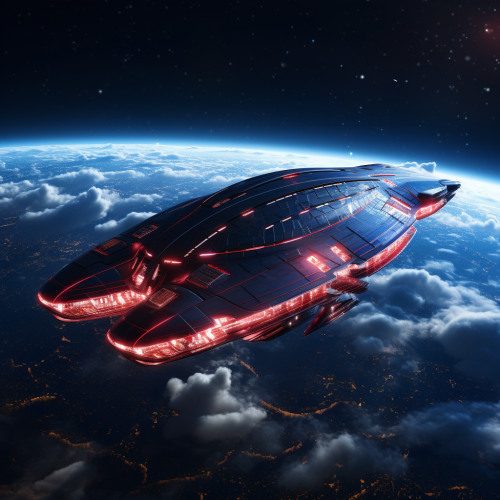 Eco-Friendly Spaceship Travelling Among Stars Eco-Friendly Spaceship Travelling Among Stars