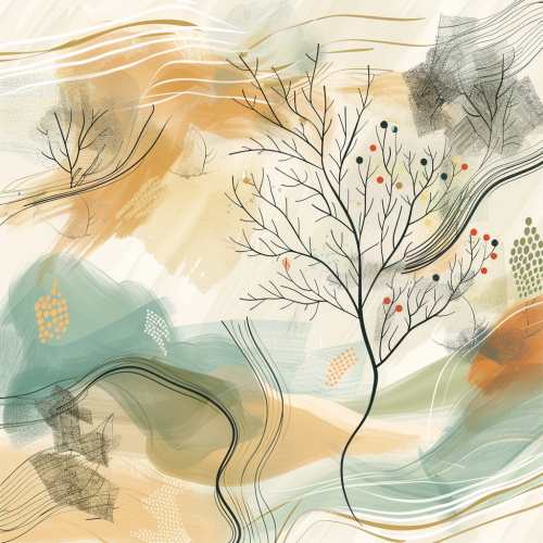 Soft-colored eco-friendly clip art